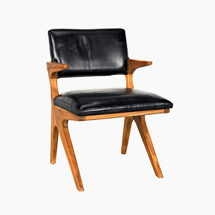 Sydney Chair, Teak with Leather