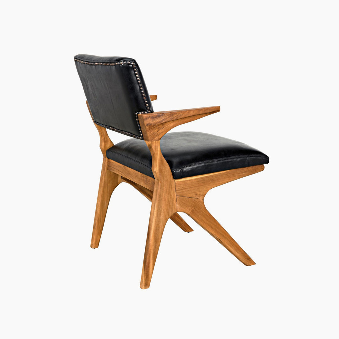 Sydney Chair, Teak with Leather