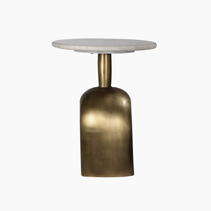 U Shaped Brass Side Table