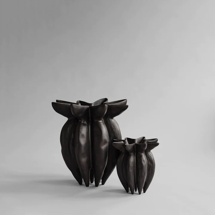 Lotus Vase, Mini - Coffee