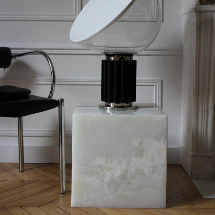 White Onyx Cubo Table