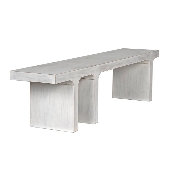 Kith Asymmetric Bench, White Wash