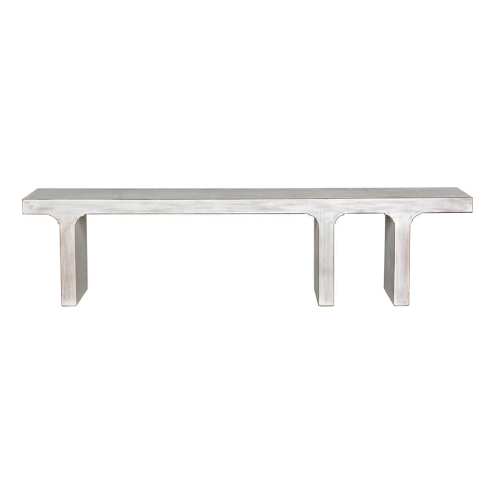 Kith Asymmetric Bench, White Wash