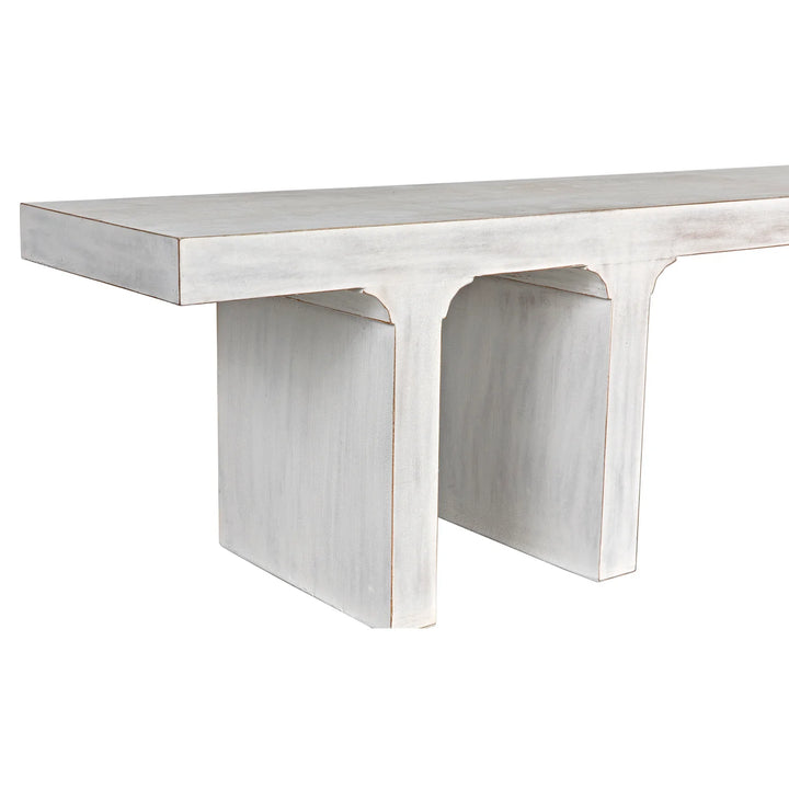 Kith Asymmetric Bench, White Wash